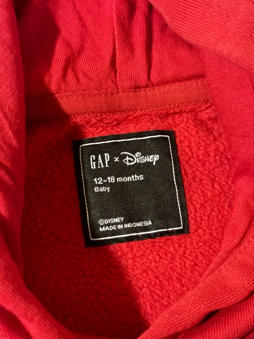 GAP red hooded